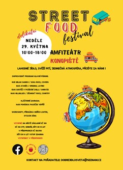 Dobré jídlo světa street food festival amfiteátr Konopiště