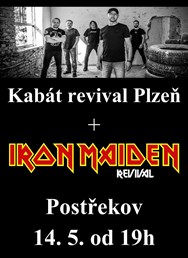 Kabát revival Plzeň + Iron Maiden revival Klatovy