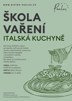 Škola vaření s Romanem Paulusem - Italská kuchyně