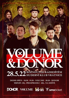 VOLUME Tour a Kapela Donor