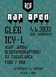 BCB RAP Open / Gleb, ICY-L, Asap Jarda a další