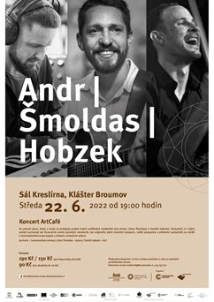 Koncert ArtCafé: Andr, Šmoldas & Hobzek
