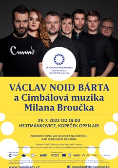 Cimbálová muzika Milana Broučka a Václav NOID Bárta
