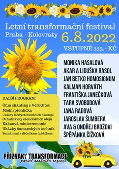 Letní transformační festival PŘÍZNAKY TRANSFORMACE