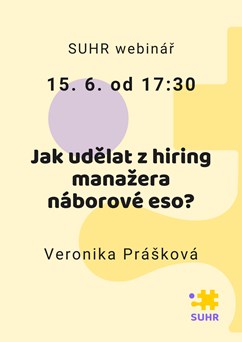 SUHR webinář: Jak udělat z hiring manažera náborové eso