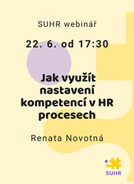 SUHR webinář: Jak využít nastavení kompetencí v HR procesech