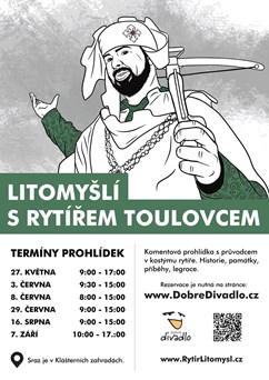 Litomyšlí s rytířem Toulovcem