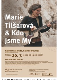 Koncert ArtCafé Open air: Marie Tilšarová & Kdo Jsme My