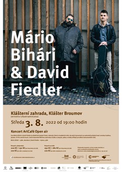 Koncert ArtCafé Open air: Mário Bihári & David Fiedler
