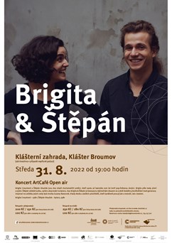 Koncert ArtCafé Open air: Brigita & Štěpán
