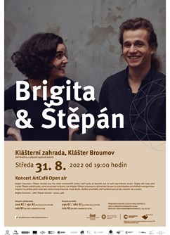 Koncert ArtCafé Open air: Brigita & Štěpán