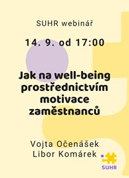 SUHR webinář: Jak na well-being zaměstnanců