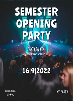Semester Opening Party | Sono Centrum | 16.9.2022