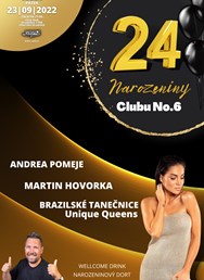 24.NAROZENINY CLUBU | 23. 9. 2022 | Club No6