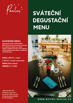 Degustační večer s Romanem Paulusem - Sváteční menu