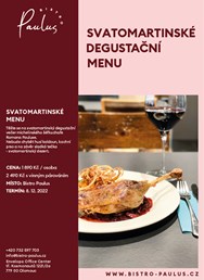Degustační večer s Romanem Paulusem - Svatomartinské menu