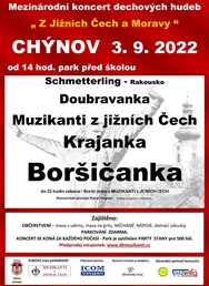 Mezinárodní koncert dechových hudeb "Z jižních Čech a Moravy