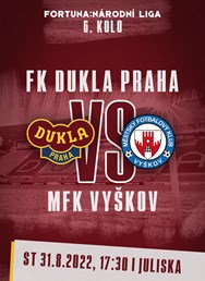 FK Dukla Praha - MFK Vyškov