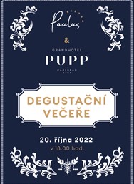 Degustační večer s Romanem Paulusem - menu Grandhotelu Pupp