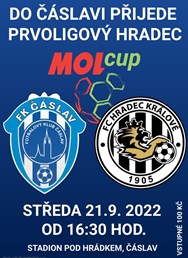 2. kolo MOL Cupu: FK Čáslav - FC Hradec Králové