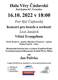 P.I. Čajkovskij Houslový koncert L. Janáček Věčné Evangelium