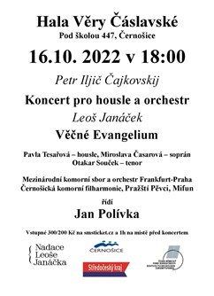 P.I. Čajkovskij Houslový koncert L. Janáček Věčné Evangelium