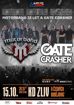 Motorband a GATE Crasher ve Zlivu u Č. Budějovic