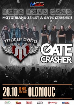 Motorband a GATE Crasher v Olomouci | TOTO TOUR