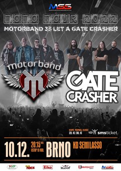 Motorband a GATE Crasher v Brně | TOTO TOUR