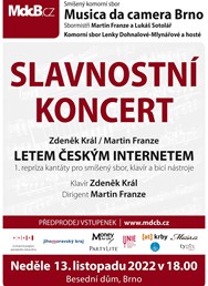 Slavnostní koncert k 25. výročí sboru MUSICA DA CAMERA BRNO