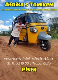 Afrika s tuktukem / Písek 