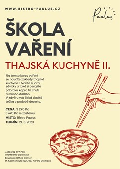 Škola vaření s Romanem Paulusem - Thajská kuchyně II.