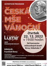 Adventní koncert sboru Lumír 2022