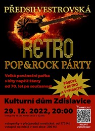 Retro pop & rock předsilvestrovská párty