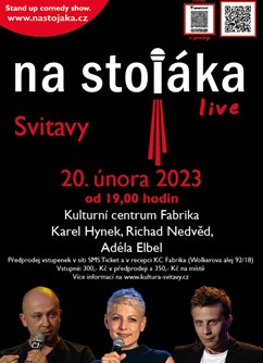 Na stojáka: Adéla Elbel, Karel Hynek a Richard Nedvěd