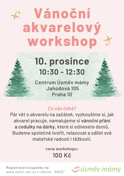 Vánoční akvarelový workshop