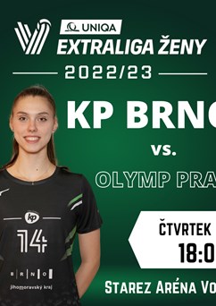Volejbal Extraliga Ženy: KP Brno - PVK OLYMP Praha