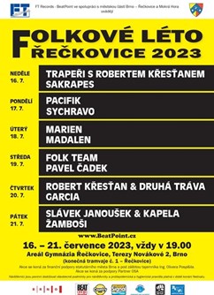 Pacifik - Sychravo - Folkové léto Řečkovice 2023