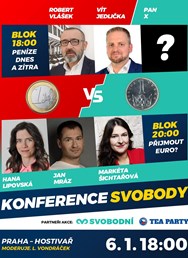 Konference svobody: Máme zavést euro?