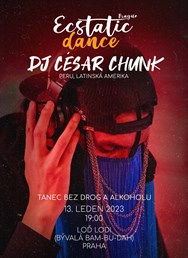 ECSTATIC DANCE v podpalubí lodi - DJ CÉSAR CHUNK (Peru)