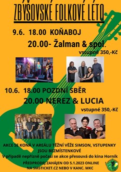 Zbýšovské folkové léto / Pozdní sběr + Nerez a Lucia
