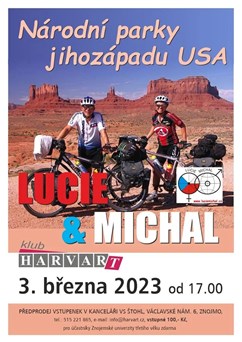 Cestovatelská přednáška Lucie a Michala Jonových