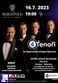 4 Tenoři na zámku Berchtold