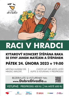 Raci v Hradci : Kytarový virtuos Štěpán Rak se syny
