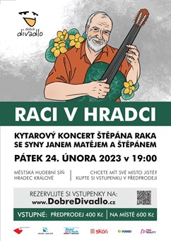Raci v Hradci : Kytarový virtuos Štěpán Rak se syny