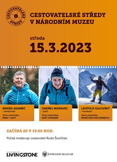 Cestovatelské středy v NM: Adamec, Moravec, Sulovský