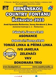 Asonance - Brněnská Country fontána Řečkovice 2023