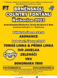 Asonance - Brněnská Country fontána Řečkovice 2023