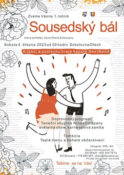 Sousedský bál Ořech & Zbuzany