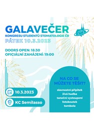 Galavečer Kongresu Studentů Stomatologie ČR